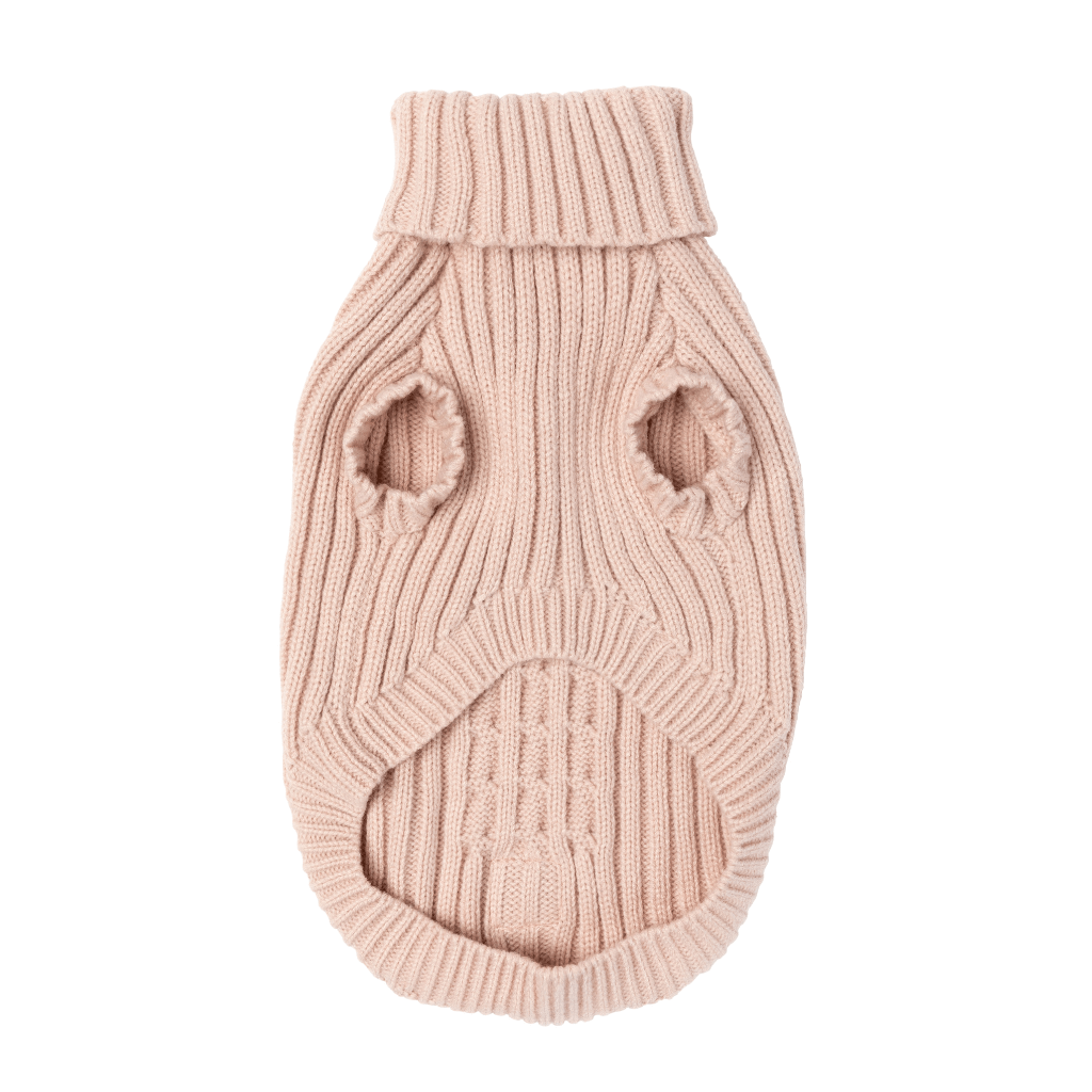 Pull en tricot FuzzYard Life, couleur blush doux