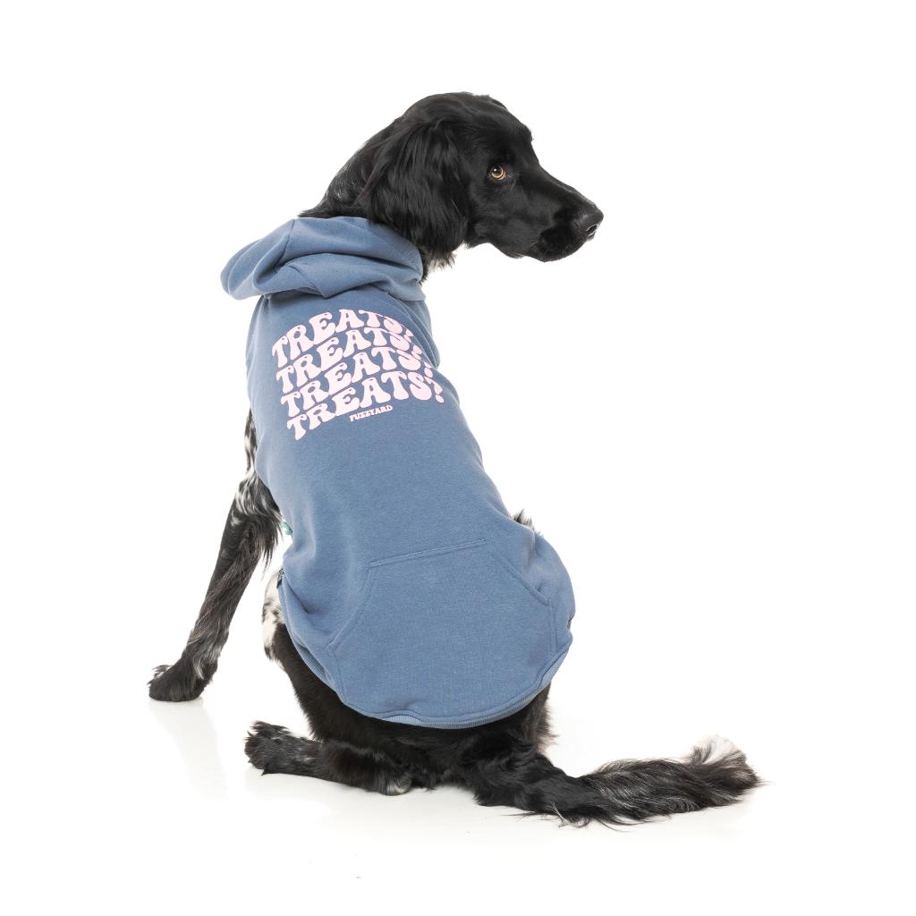 Sweat à capuche Treats Bleu