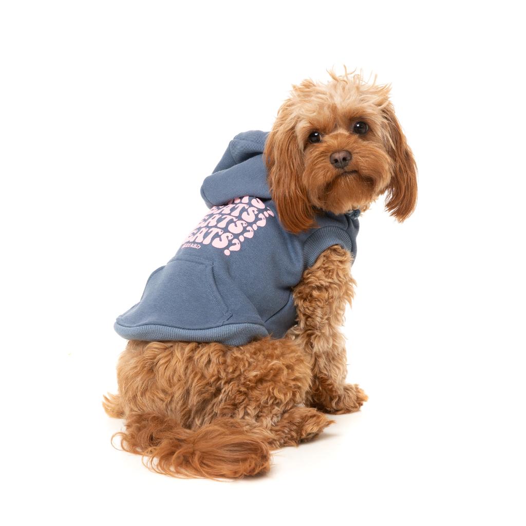 Sweat à capuche Treats Bleu