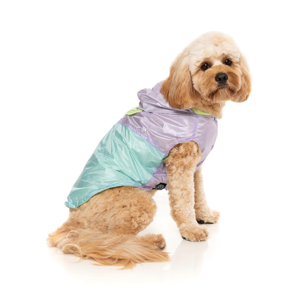 Imperméable Ormond Violet/Bleu