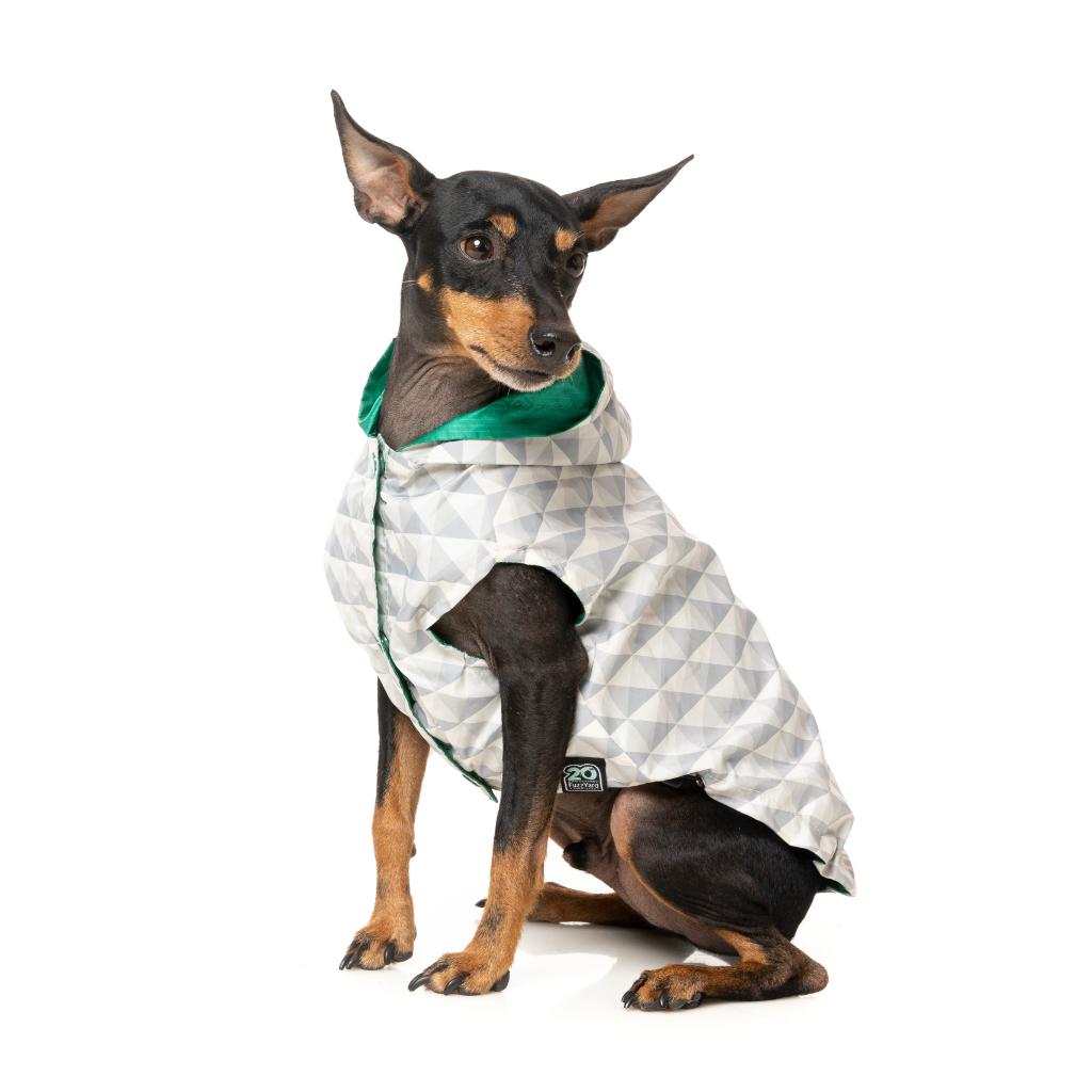 Imperméable Flipside Vert/Beige