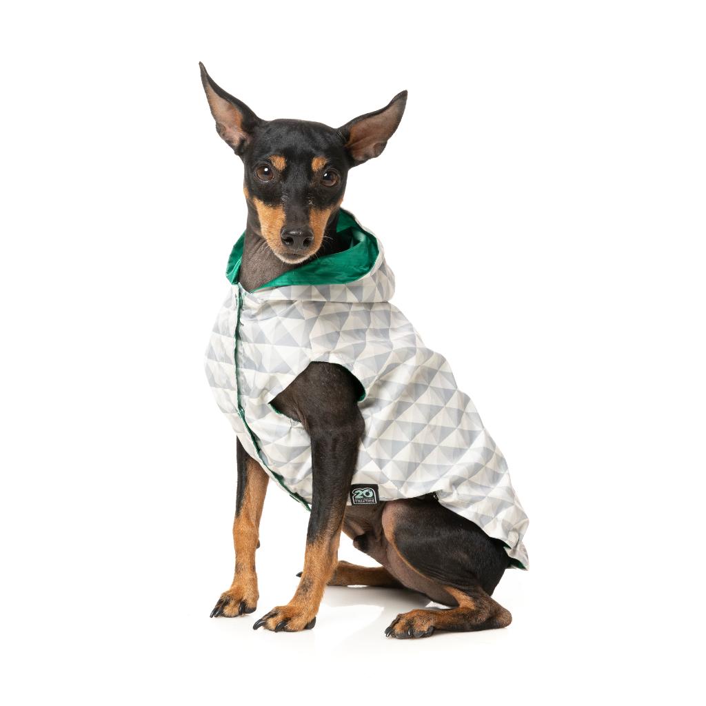Imperméable Flipside Vert/Beige