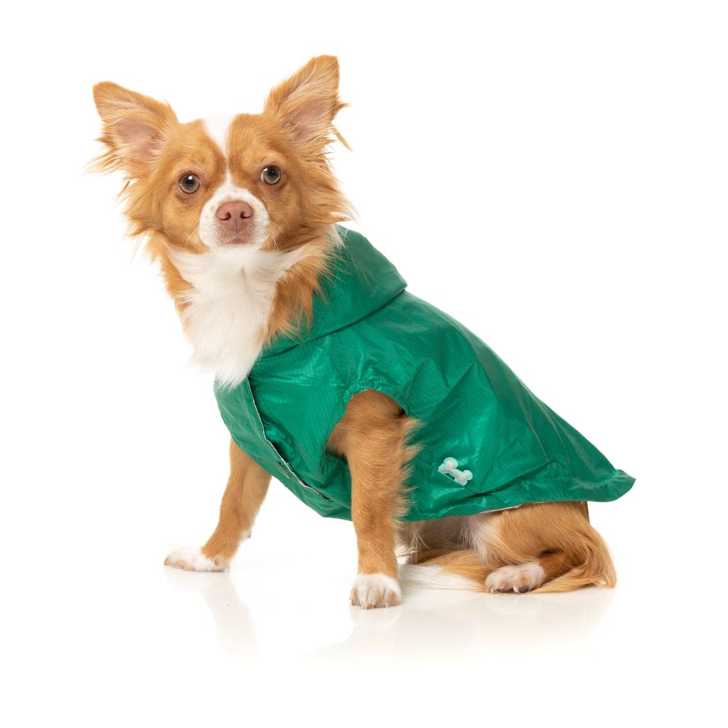 Imperméable Flipside Vert/Beige
