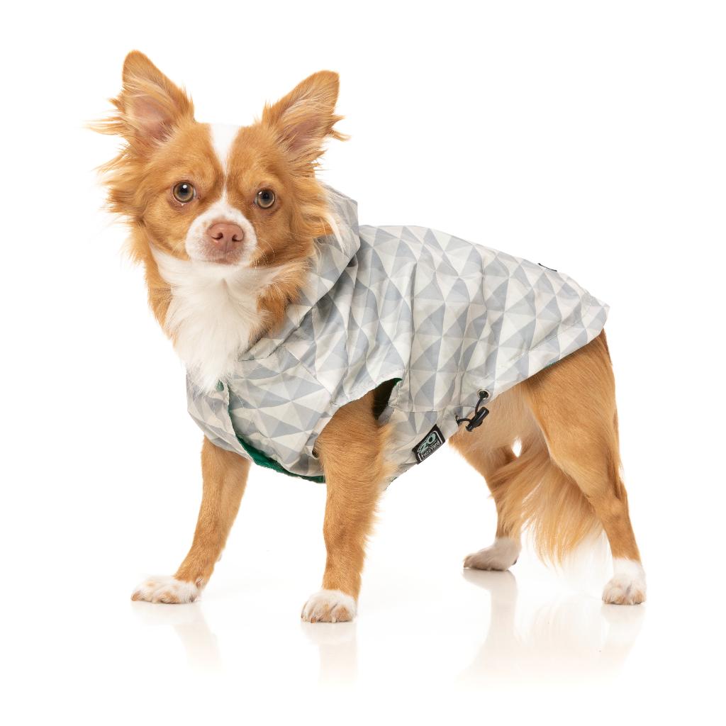 Imperméable Flipside Vert/Beige