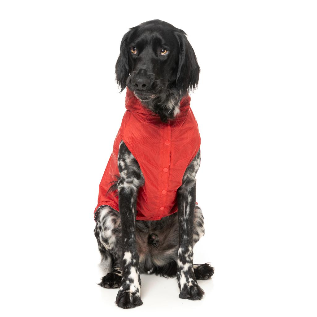 Imperméable Flipside Rouge/Noir/Blanc