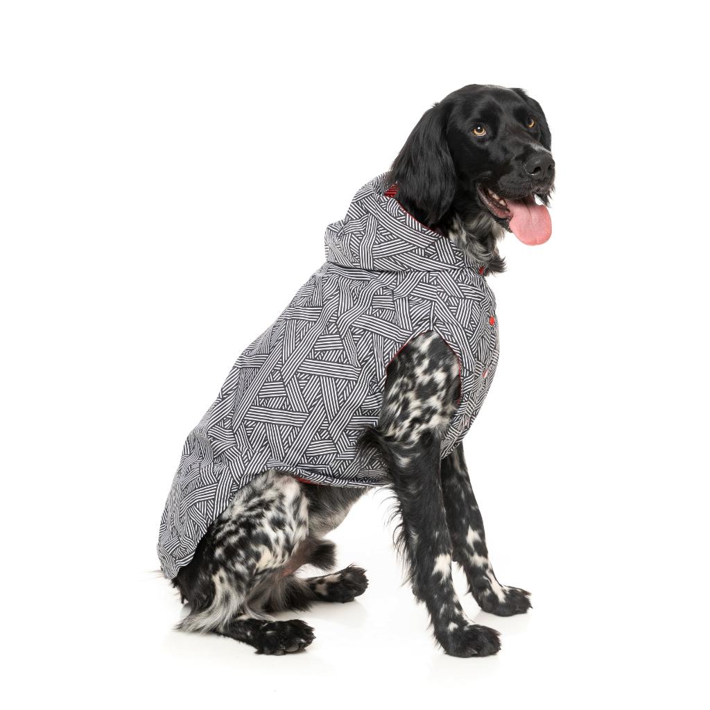 Imperméable Flipside Rouge/Noir/Blanc