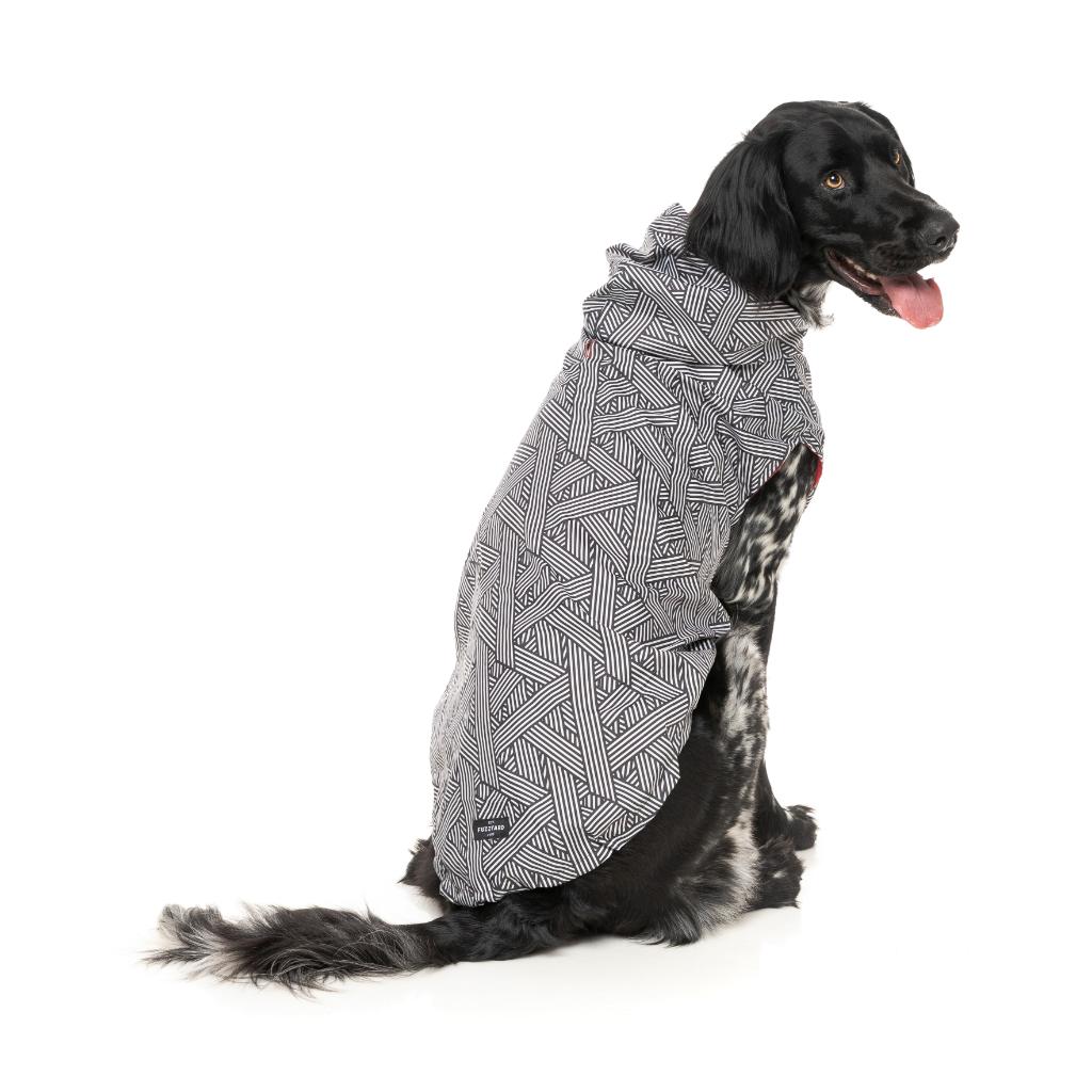 Imperméable Flipside Rouge/Noir/Blanc