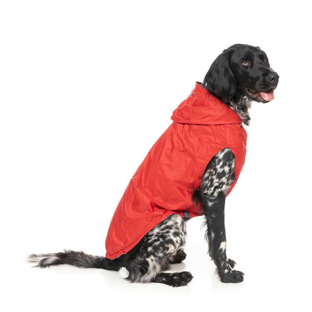 Imperméable Flipside Rouge/Noir/Blanc
