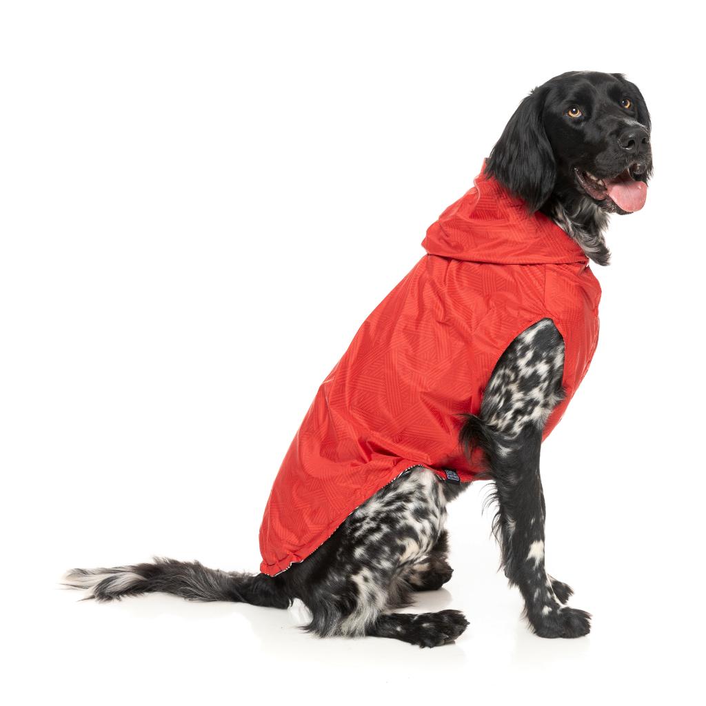 Imperméable Flipside Rouge/Noir/Blanc
