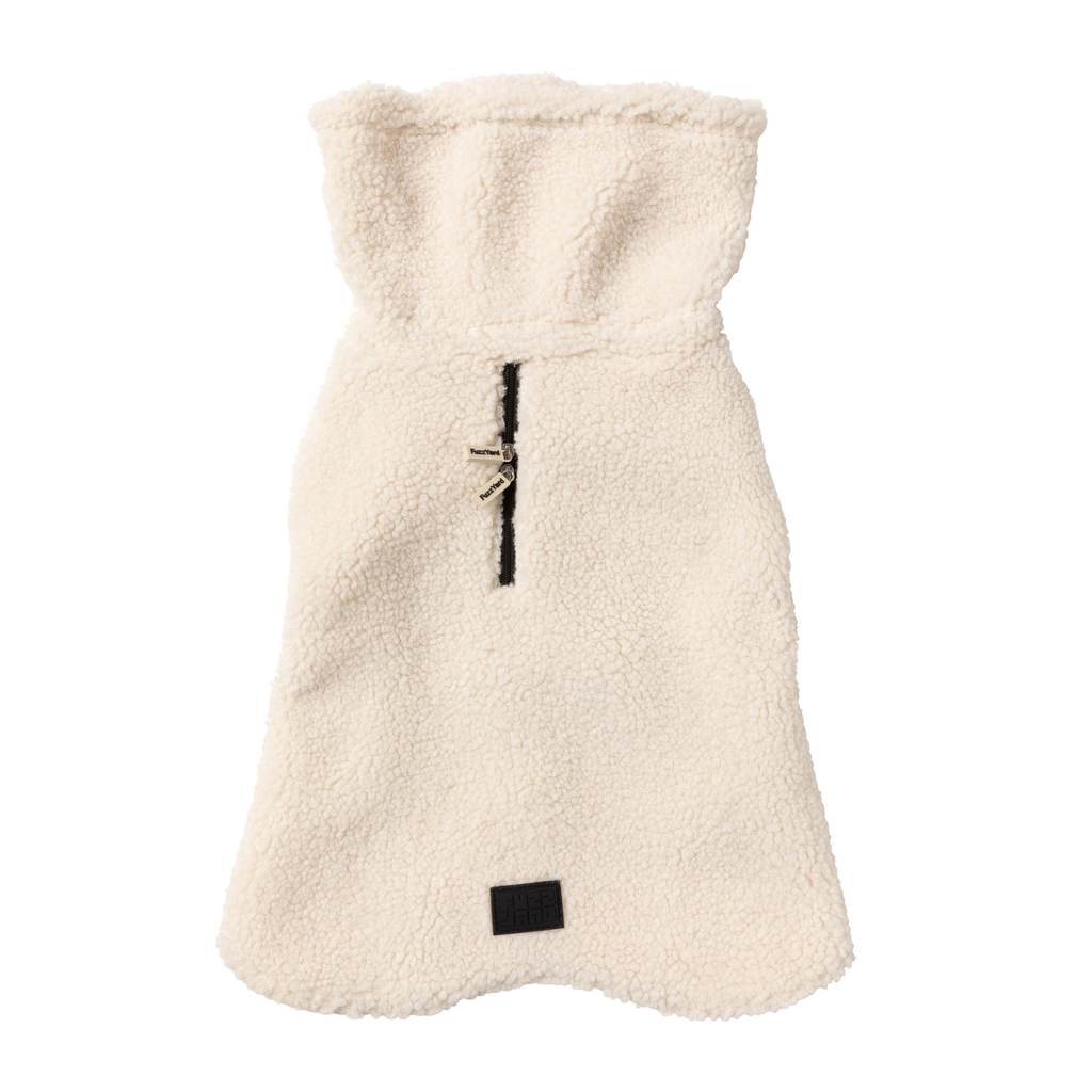 The Cosy Snood Coat - Eggshell