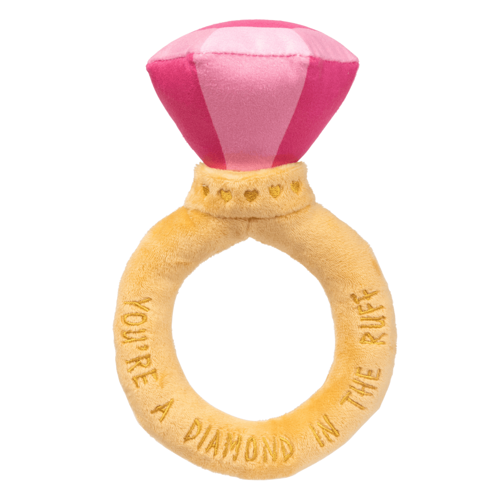 Bague « Diamond In The Ruff » - Collection Love Toy - Jouet pour chien