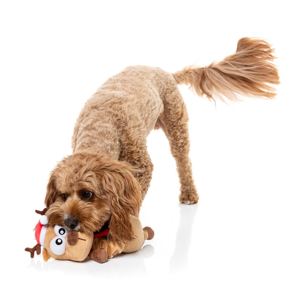 FuzzYard Juguete de Navidad - Domineck the Reindeer