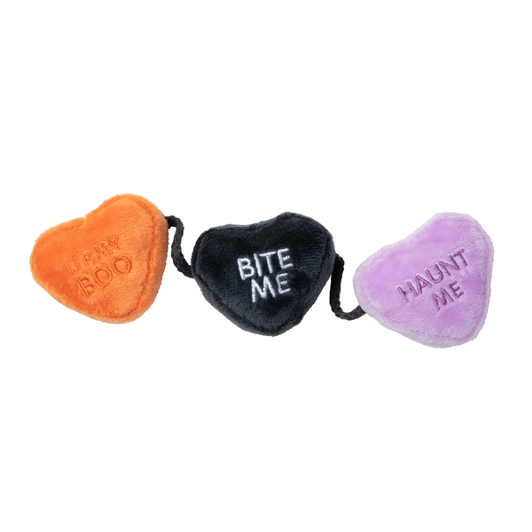 SPOOKY CANDY HEARTS STRING - JOUET POUR CHATS