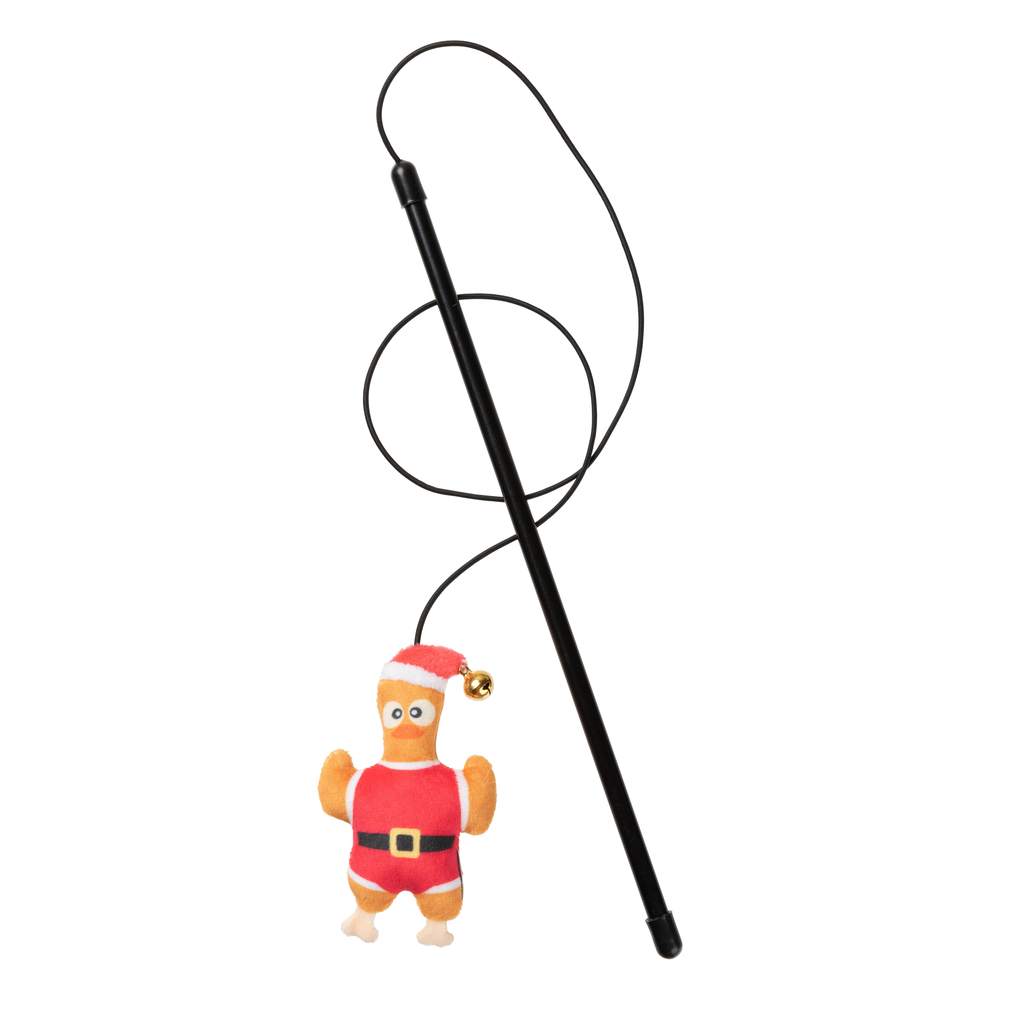 FuzzYard Juguete de Navidad para gatos - Cluckin' Claus