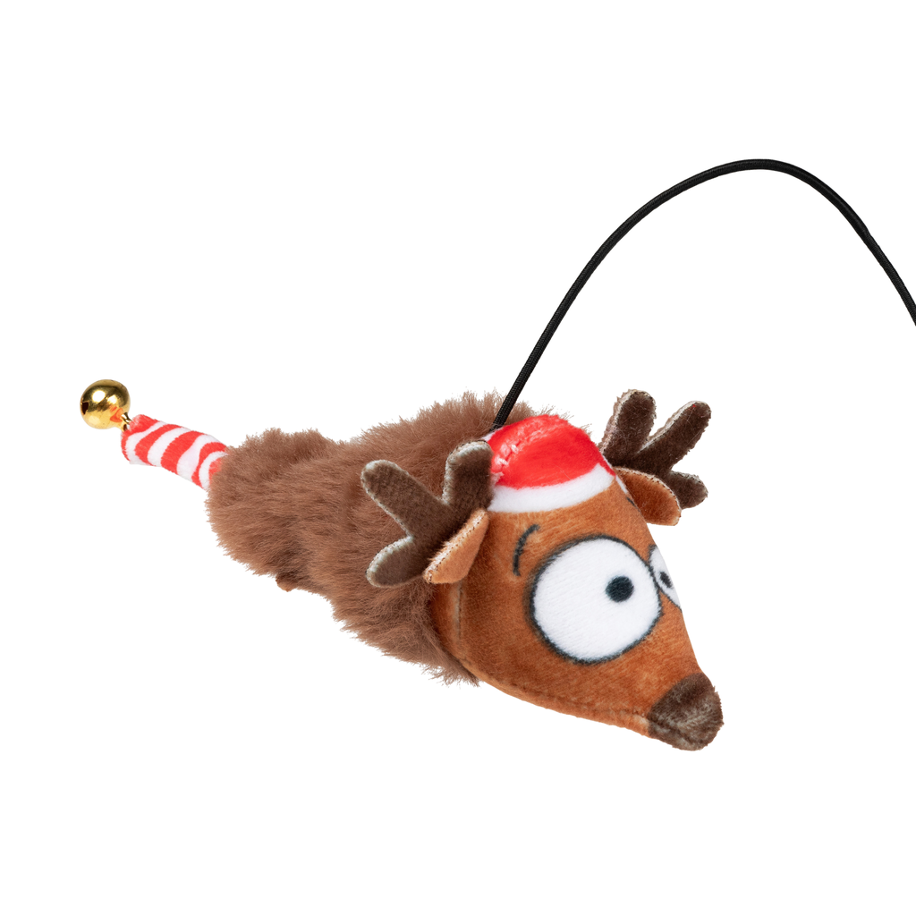FuzzYard Juguete de Navidad para gatos - Run Away Reindeer