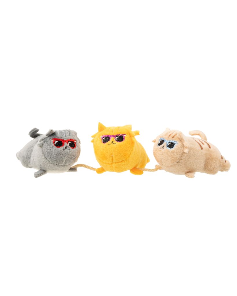 Cat Toy with Catnip - Cool Cats 3 pack