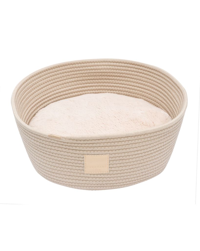 FuzzYard Life Rope Basket Bed - Sandstone