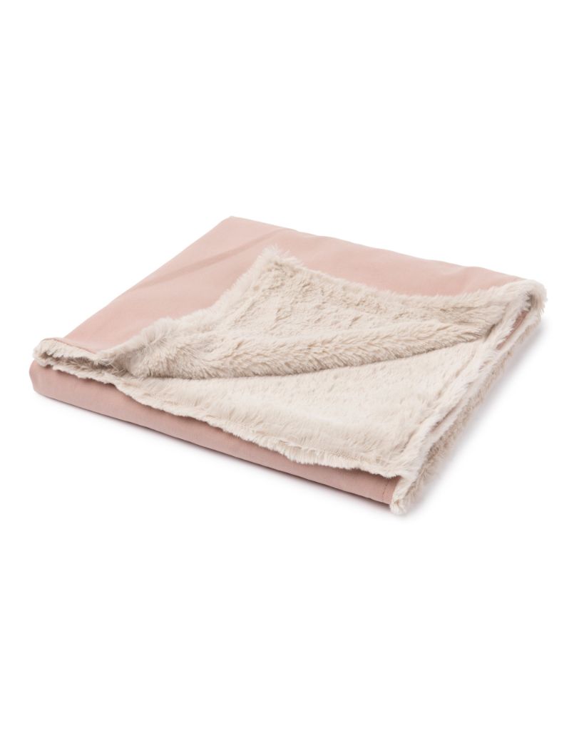 FuzzYard Life Reversible Blanket - Soft Blush