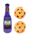 Monster Pale Ale & Cookies 3pk - Peluche d'Halloween pour chiens