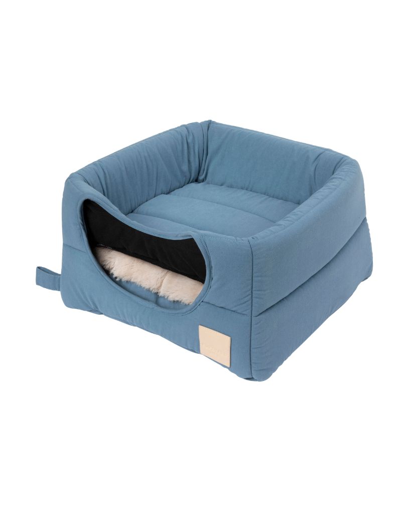 FuzzYard Life Cotton Cat Cubby - French Blue