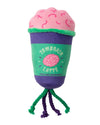 Zombrain Latte - Jouet pour chat d'Halloween avec herbe à chat