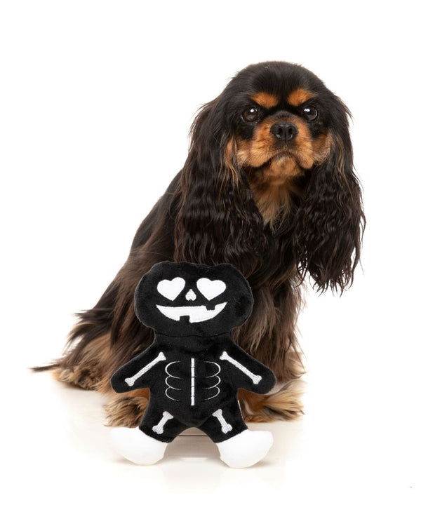 Jouet en peluche pour chien d'Halloween citrouille à rayons X