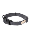 Collar para perro de algodón FuzzYard Life Slate Grey